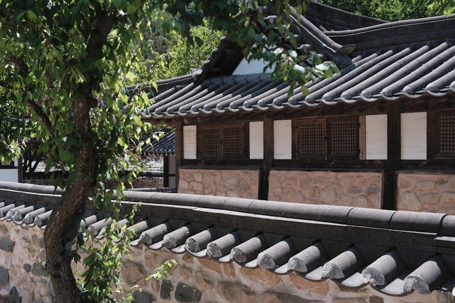 Private courtyard rest area